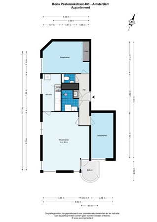 Photo - For sale: Boris Pasternakstraat 401, 1102 TD Amsterdam